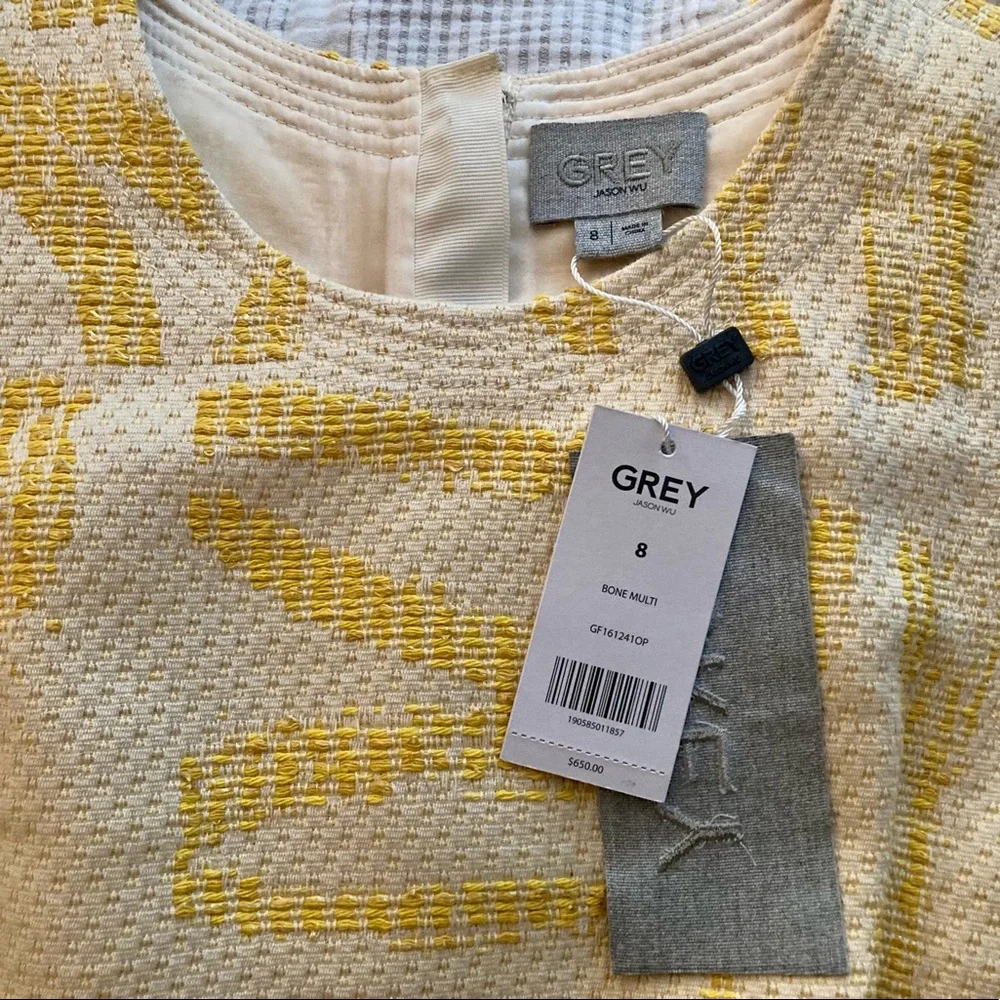 NWT Jason Wu Grey Bone Multi Dress Size 8 - Picture 4 of 8